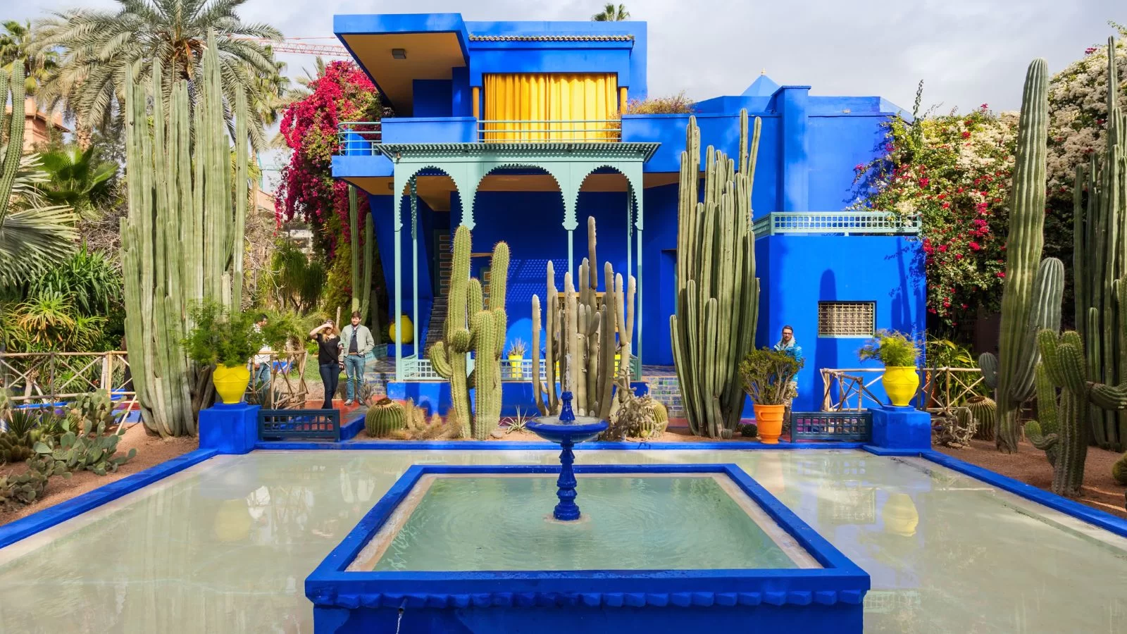 Famous Majorelle Garden, Marrakech, Morocco